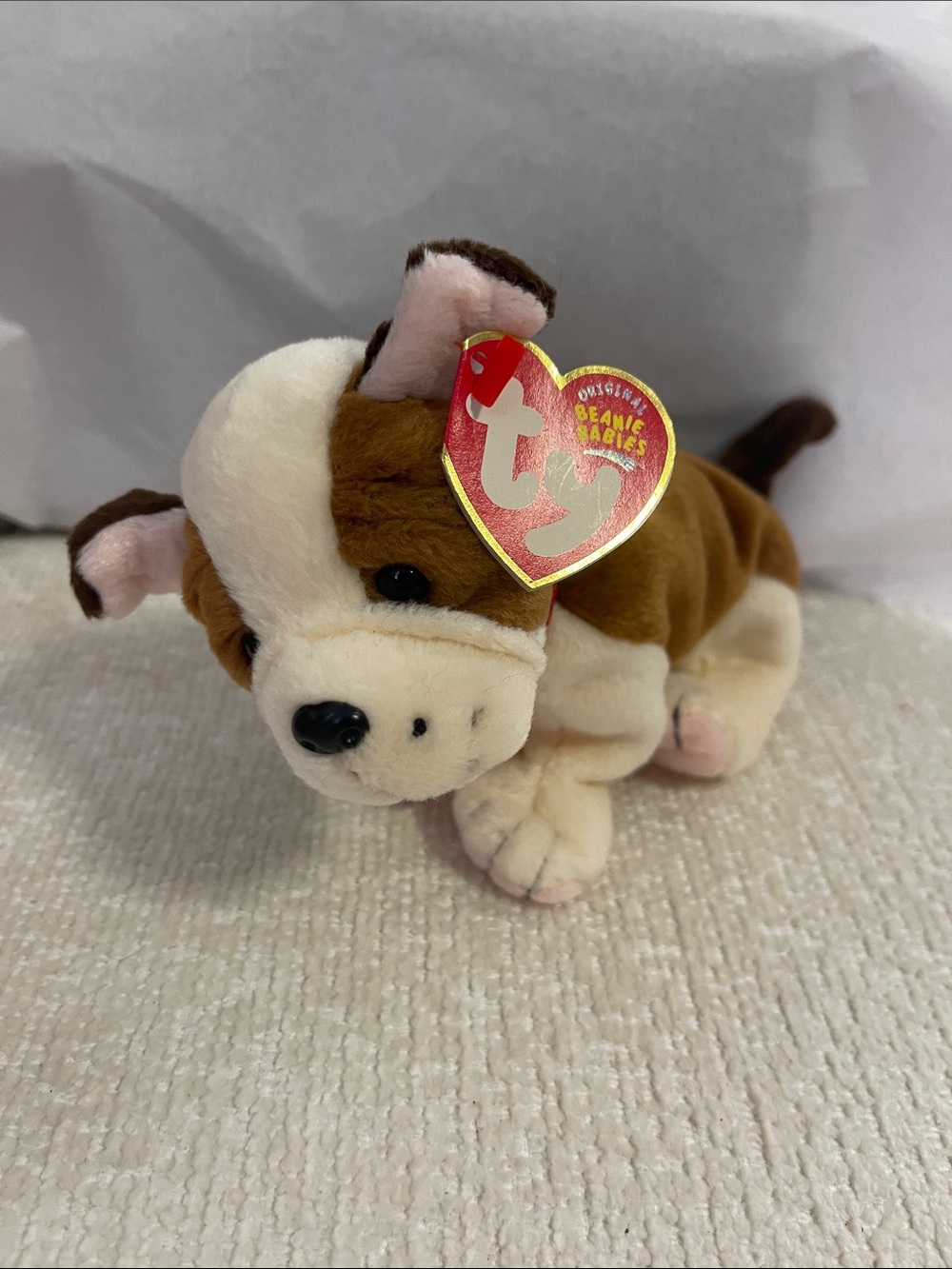 Huggins the dog TY beanie baby